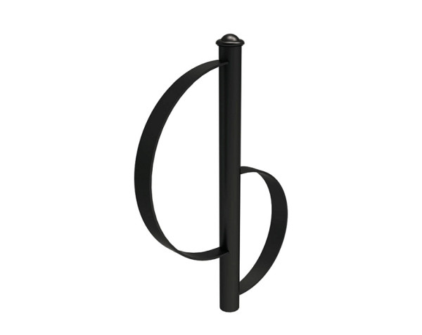 Procity Fahrradbügel Province Klassik, Agora, RAL 9005, 207391.9005