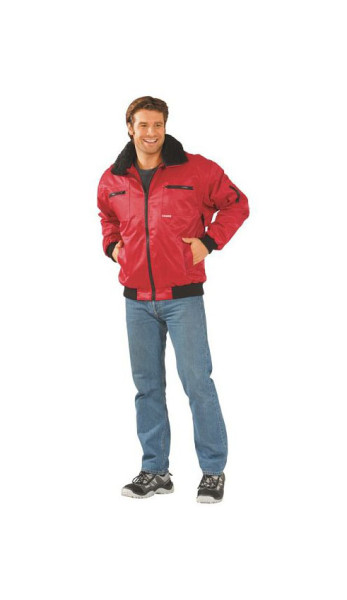 Planam Outdoor Gletscher Comfort Jacke, rot, Größe S, 0359044
