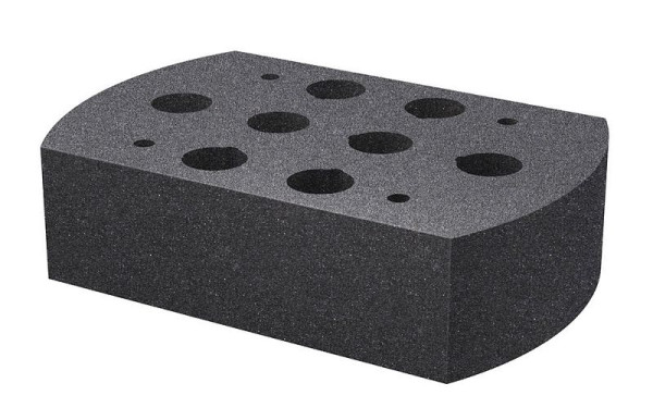 IKA Aufsatz für 50 ml Gefäße, 8 x Ø27 mm, VX 11.6 - Reagenzglaseinsatz, 0025005777