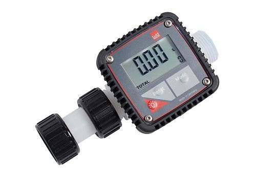 DENIOS Durchflussmesser aus PVDF, für den Laborbetrieb, Pumpenanschluss G 1", 267910