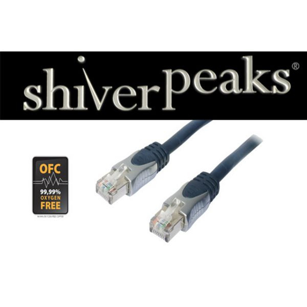 shiverpeaks PROFESSIONAL Patchcable S/FTP cat 6a, PIMF, HALOGENFREI, verchromte Metall-Stecker, 0,5m, 75711-A0.5SPP