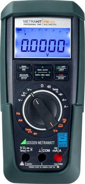 Gossen Metrawatt High-End TRMS System Multimeter mit 60.000 Digits Digitalanzeige, für Messumformer optimierte Strommessbereiche, IR-Schnittstelle, M253A