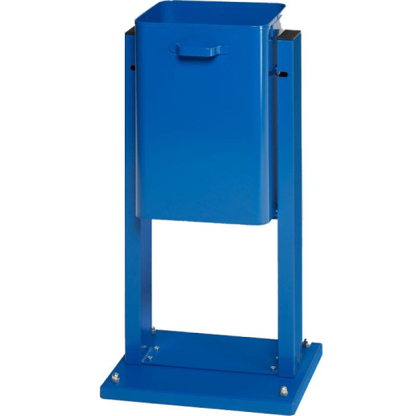 Stein HGS Abfallbehälter -Cubo Naldo-, feuerverzinkt /ohne Dach, zum Aufdübeln, 17308
