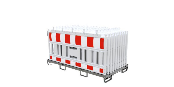 Schake Absperrschrankengitter SET Typ 32003 bestehend aus: 1x Lager- und Transporttraverse für Absturzsicherung, mit Lampenadapter, 33420KA-32003