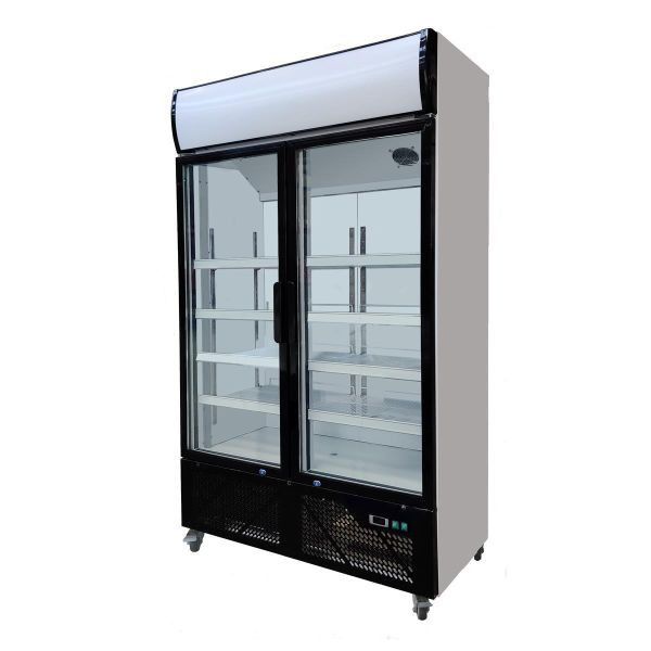 A&S Polarny Getränkekühlschrank mit Display 600 Liter, 2 Türen, 1080x588x2080 mm, KS-600