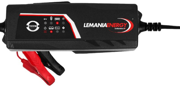 Lemania Energy 6/12V - 3.8A Ladegerät 17,5 x 6,5 x 4,3 cm, LE61238