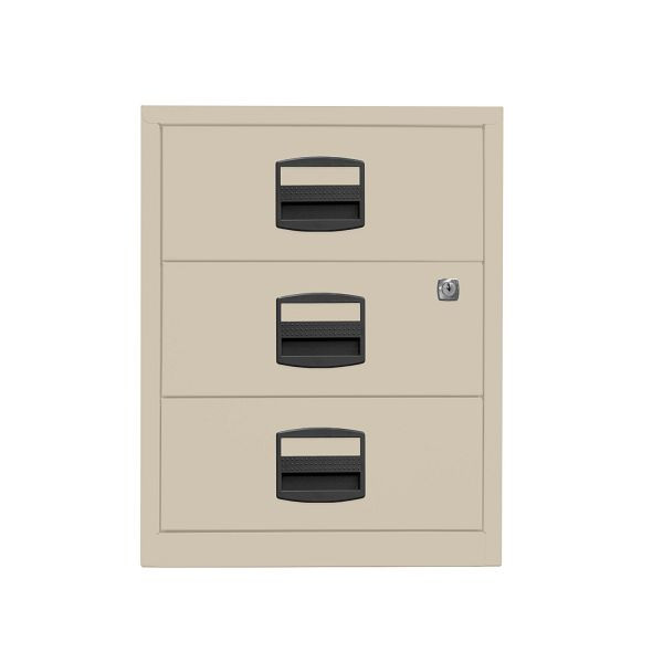 Bisley Home Rollcontainer PFA, 3 Universalschubladen, 643 sand, PFAM3S643