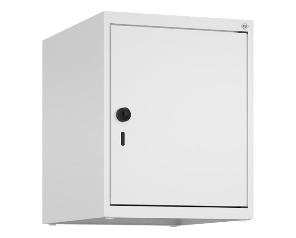 C+P Schrankaufsatz Classic PLUS, Aufsatzschrank, 9016/9016, Drehriegel, 500x400x500mm, 1 Abteil, 080090-12 S10014