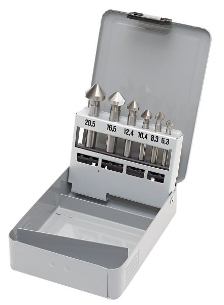 Kraftwerk 6-teilig Kegelsenkersatz 90° HSS-E Co5, 18200
