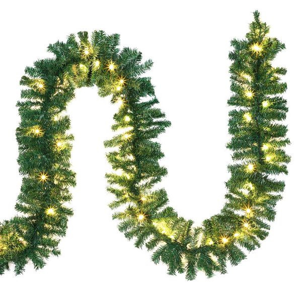 casaria Weihnachtsgirlande 10 Meter Innen- und Außenbereich, 107696