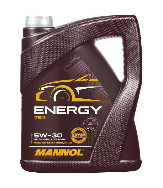 MANNOL Premium-Motorenöl 7511 Energy 5W-30, VE: 5 l, MN7511-5