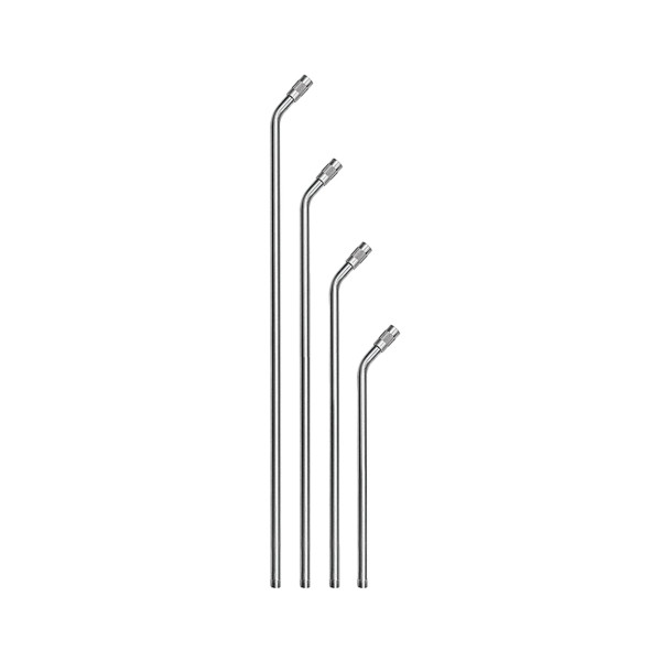 Riegler Verlängerungsrohr ohne Düse, gebogen 150 mm, Alu, M12x1,25, 144838