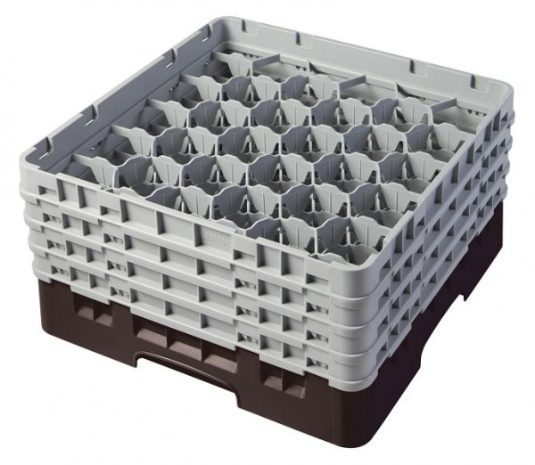 Cambro Spülkorb mit 30 Fächer Camrack® 21,5 cm Braun, 30S800167