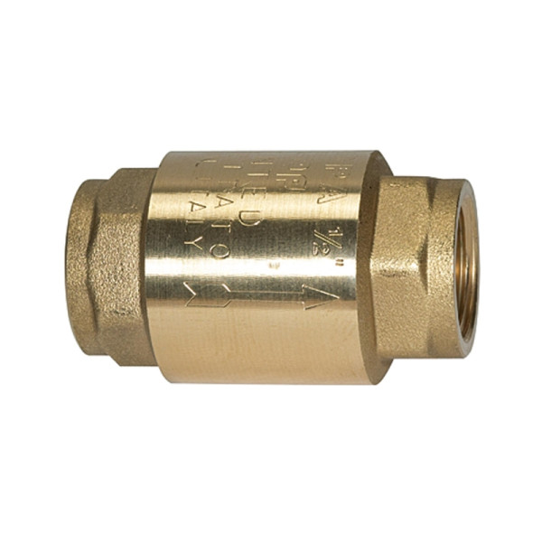 Riegler Rückschlagventil, voller Durchgang, Messing, G 3, 0,01 - 0,03 bar, 134875