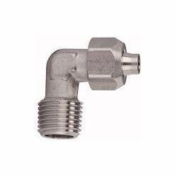 Riegler Winkel-Einschraubverschraubung, Außengewinde konisch nach ISO 7-1, Edelstahl, 110697