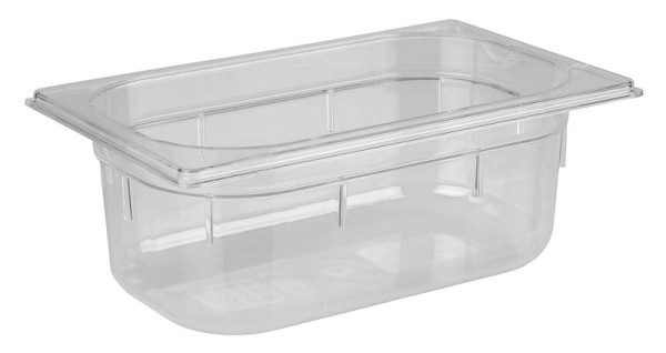 APS GN 1/4 Behälter, 26,5 x 16,2 cm, Tiefe: 100 mm, Polycarbonat, 2,5 Liter, 82030