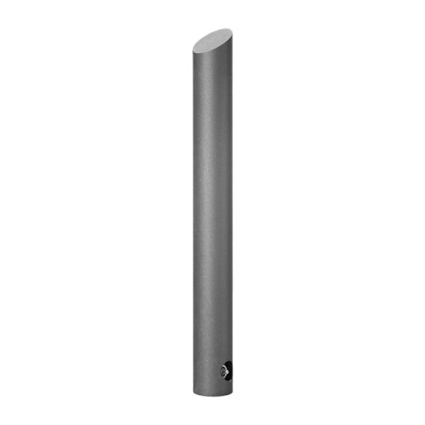 Stein HGS Stilpoller -Talos-, herausnehmbar mit 3p-Technologie, Dreikantverschluss mittig, inkl. Bodenhülse, RAL 7016 anthrazitgrau, 40188-05