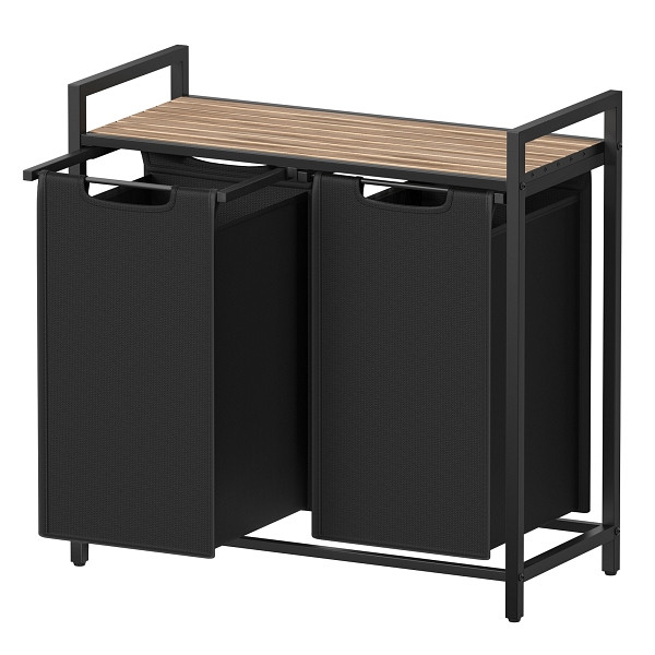 SONGMICS Kleiderbügel, Tintenschwarz, 73x33x72 cm, BLH201B50