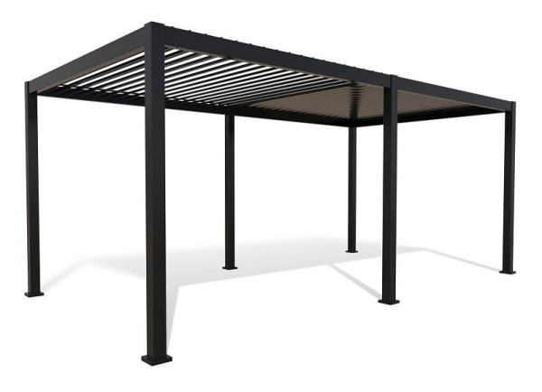 BEST Cadiz Terrassenüberdachung 360x720x250 cm, Anthrazit, 49972050, 4043153116491