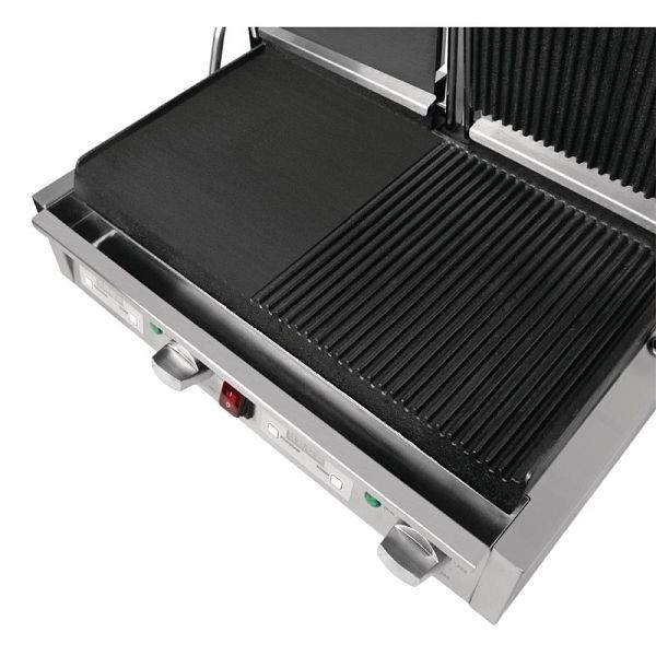Buffalo Kontaktgrill doppel glatt/gerillt, Leistung: 2,9 kW, FC386