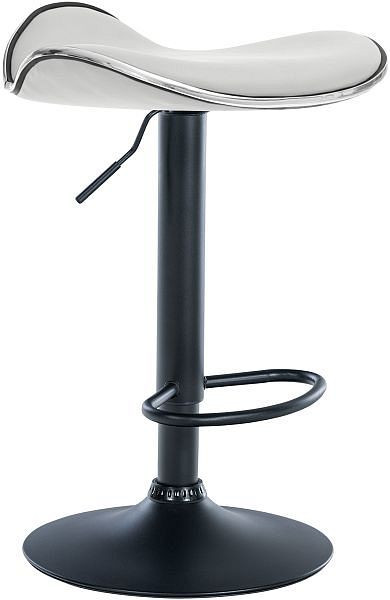 CLP Barhocker Shanghai Kunstleder schwarz, weiß, 323802