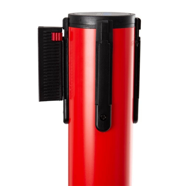 ALLPAX STOPPO XL Absperrständer Outdoor rot mit Zugband rot weiß, 10011728