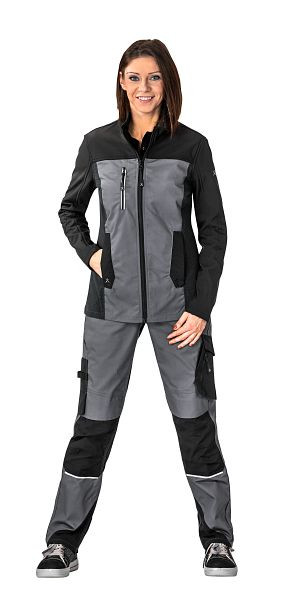 Planam Norit Damen Hybridjacke, schiefer/schwarz, Größe 34, 6511034