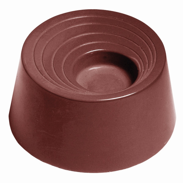 Schneider Schokoladen Form - Zylinder mit Gravur, 275 x 135 x 24 mm / 31 x 31 x 15,4 mm, 12,35 gr, 3 x 7 Stück, 421564