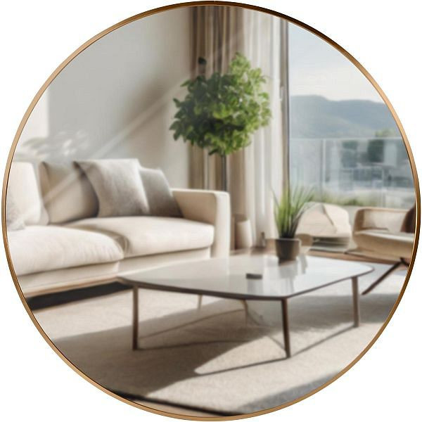 CLP Wandspiegel Elsie XL, gold matt, 323830, 4255716314620