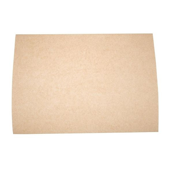 Vegware Compostable Unbleached Greaseproof Paper 380 x 275mm, VE: 500 Stück, DW631