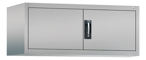C+P Aufsatzschrank Acurado, H500xB1200xT600mm, Farbe: Weißaluminium, Muldengriff, 9494-000 S10002