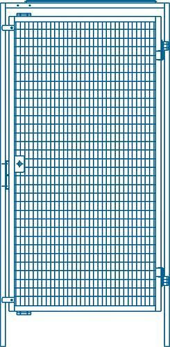 DENIOS Maschinenschutzsystem, Einzeltür für Wandelement, 2000 x 1000 mm, 129337