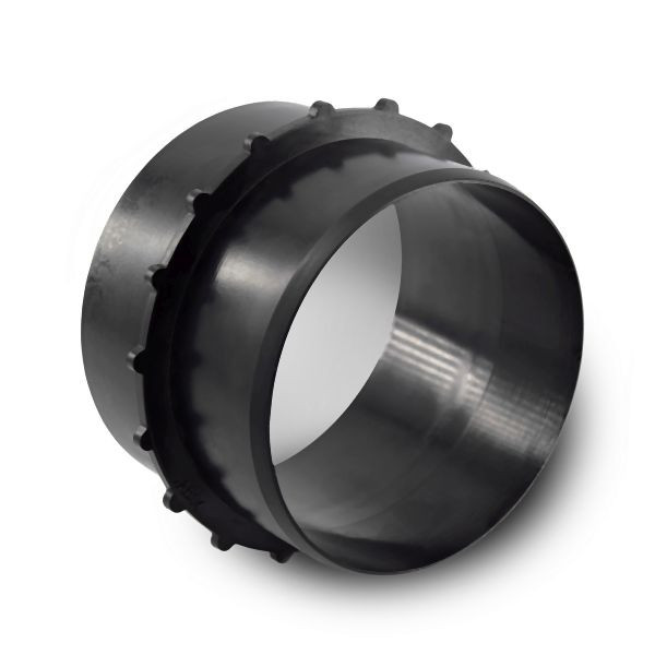 BAMATO Anschlussstück 100mm, passend für 100mm Absauganschlüsse, ADS100100