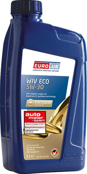 Eurolub WIV ECO SAE 5W-30 Motoröl, VE: 1 L, 211001