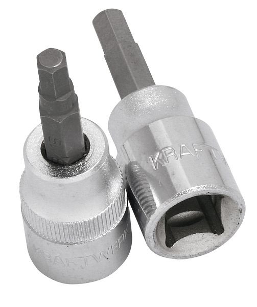 Kraftwerk 1/2" Bit-Steckschlüssel-Einsatz Innensechskant 8 mm, 326008