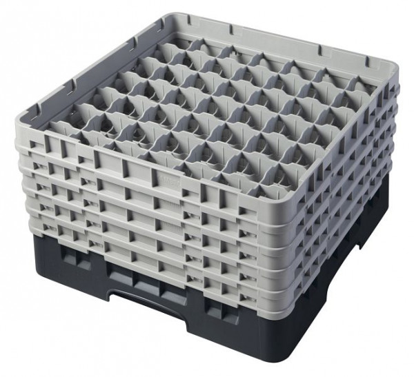 Cambro Spülkorb mit 49 Fächer Camrack® 25,7 cm Schwarz, 49S958110