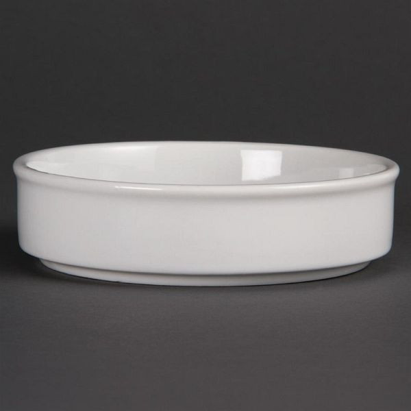 Olympia Whiteware stapelbare runde Schalen 13,4cm, VE: 6 Stück, DK828