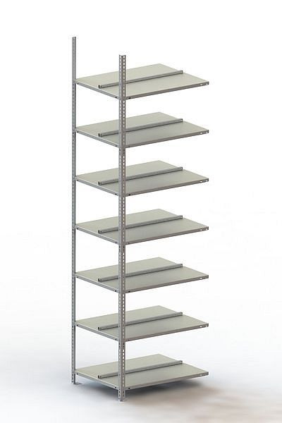 Meta Büro Compact AR 2500x750x600 mm, RAL 7035, Bodenanzahl: 7, 200177969