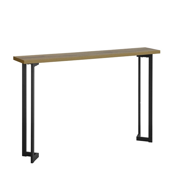 SoBuy Konsolentisch Flur Schwarz 119.5x19.5x75cm, Industriell, FSB50-PF