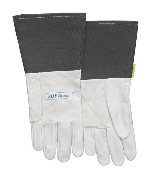 ELMAG 5-Finger-Schweißerhandschuhe WELDAS 10-1004 M, WIG/TIG, Länge: 35 cm, Größe 8, 5 (1 Paar), 59138