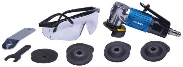 SW-Stahl Druckluft-Winkelschleifer, 16-teilig, S3294, 4033592124003