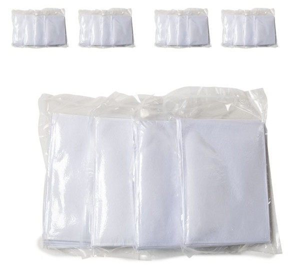 DENIOS Sandsäcke, gefüllt mit Wasser-absorbierendem Granulat, weiß, Set, VE: 100 Stück, 321338