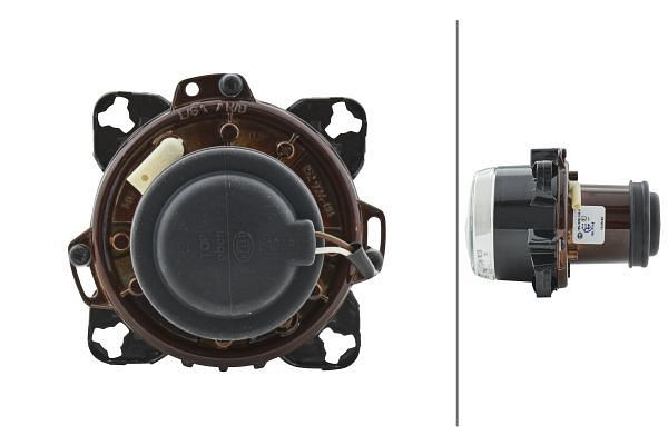 HELLA FF/Halogen-Scheinwerfereinsatz, Hauptscheinwerfer - 90mm Essential - 12V - rund - 12.5 - CCC - glasklar - rechts/links, 1BL 008 193-507