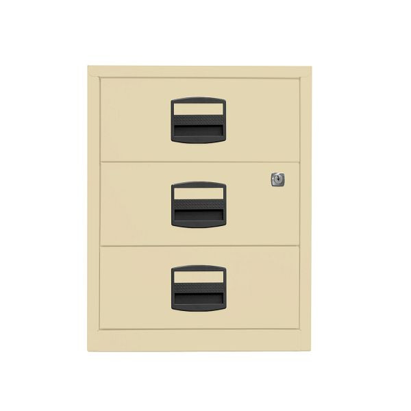 Bisley Home Rollcontainer PFA, 3 Universalschubladen, 606 creme, PFAM3S606