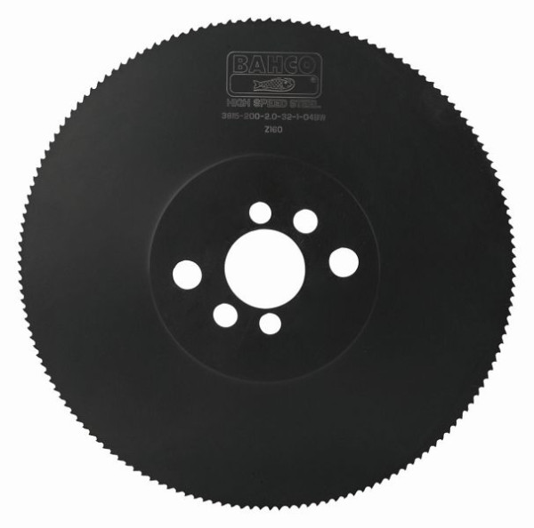 Bahco HSS Kreissägeblatt, Bohrung 32-1, 250 mm, Zahnweite 5 mm, Zahnform BW, 3815-250-2,0-32-1-05BW