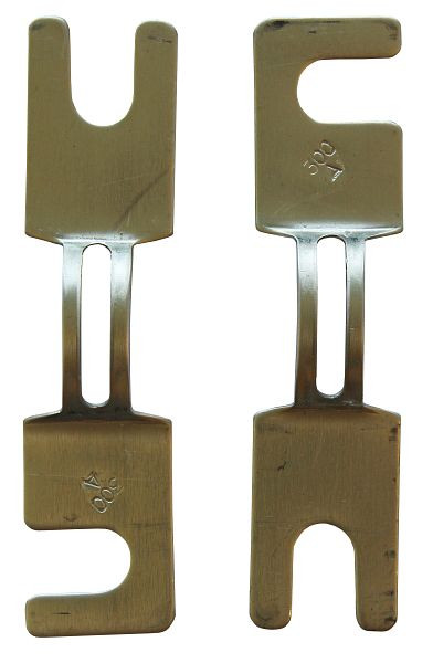 ELMAG ALU-Sicherung 400 A für EUROSTART 1000, 2000 Automatik (2 Stück) - L155xB43mm, 54680