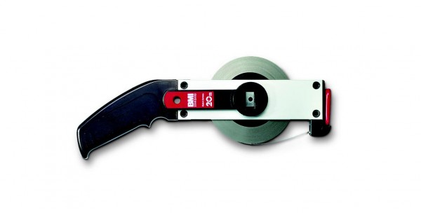 BMI Weißlackiertes Bandmaß, gedruckte Teilung, 501024030CM