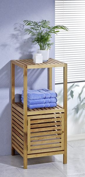 Metra Regal mit 1 Böden inklusive Schrank, geölt, Badezimmer, 10133