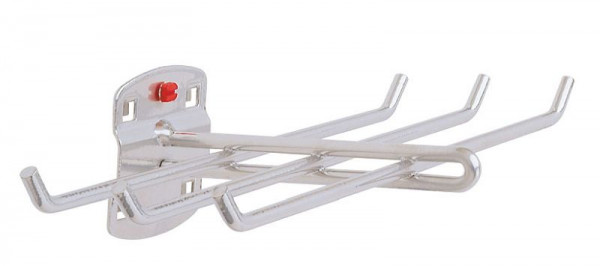 Kappes RasterPlan Werkzeughalter 6-fach, B240 x L140 mm, alufarben, 4040.00.2901