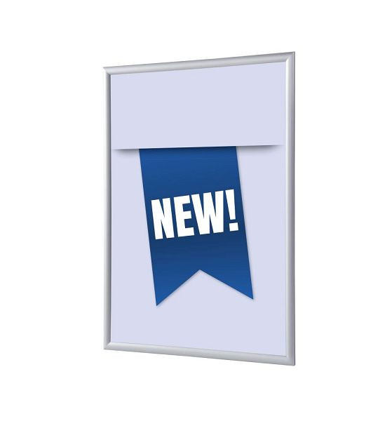 Showdown Displays Klapprahmen A4 Komplettset Neu Blau Englisch, KRA4G25LPPI440